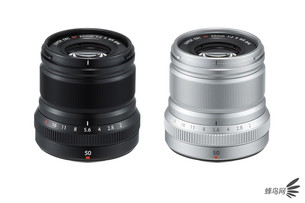 中长焦定焦大光圈镜头 富士xf50mm f2 r wr售价3590元