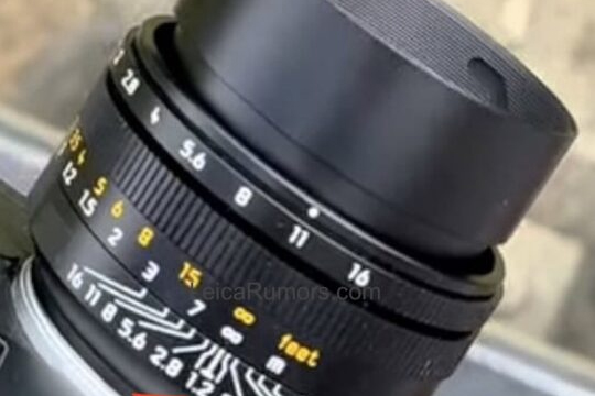 传闻徕卡将于1月推出Noctilux-M 35mm f/1.2镜头