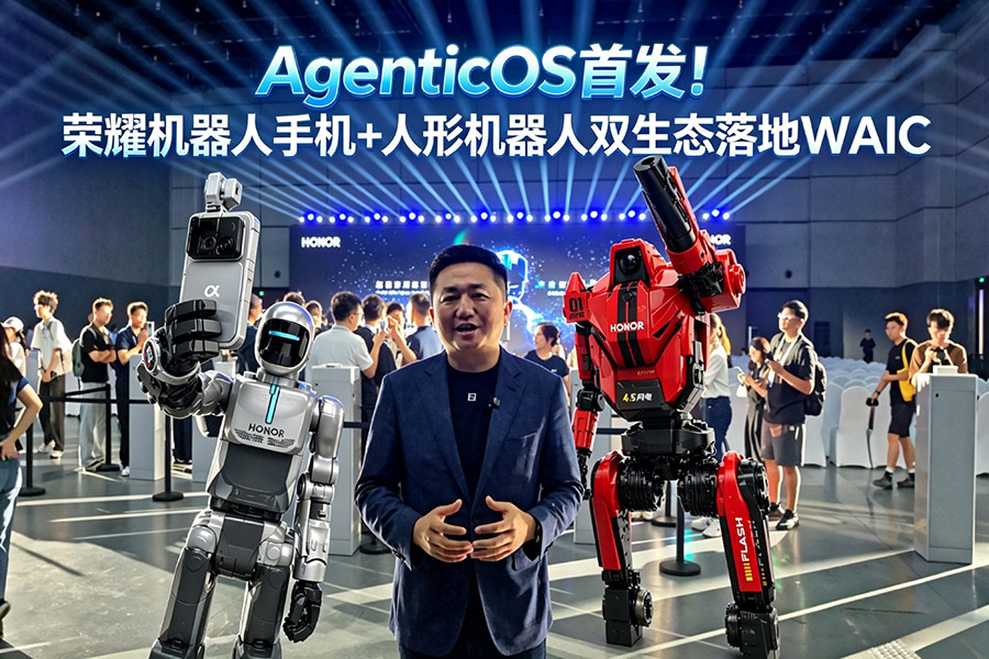 AgenticOS�׷�����ҫ�������ֻ�+���λ�����˫��̬���WAIC