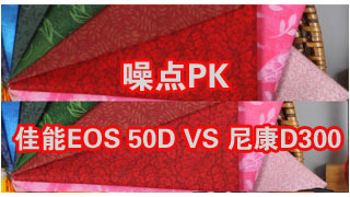 Ա EOS 50D VS ῵D300