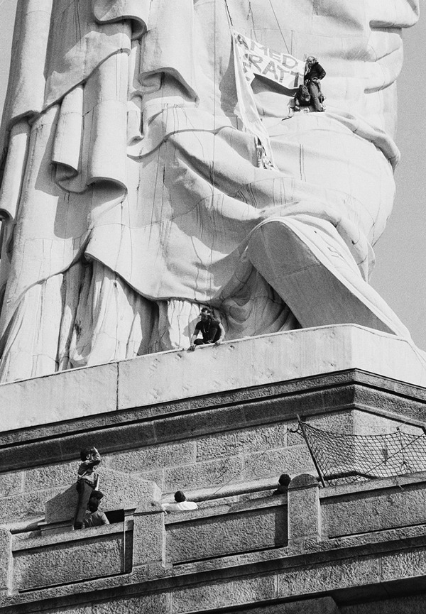 百张照片解说历史 自由女神像126周年