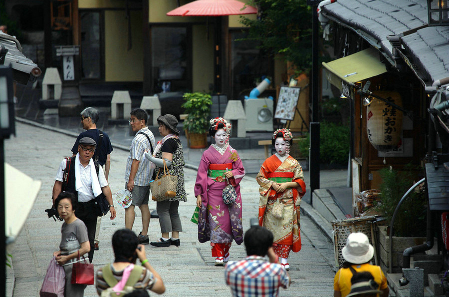 京都祇园红场学院 与艺伎来一场偶遇