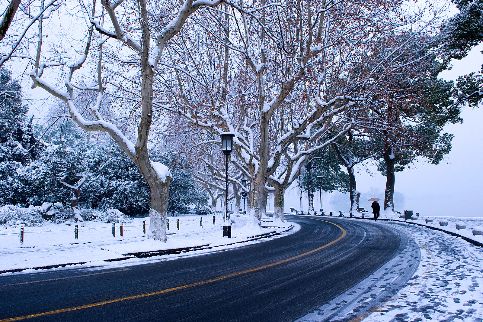 瑞雪降南国 2013杭州西湖雪景欣赏