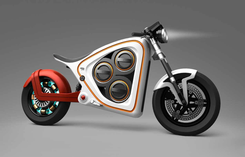 独领风骚 炫酷未来概念摩托车引领潮流
