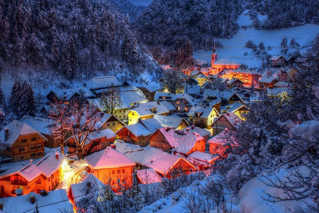 严寒中的静谧温馨 拍出世界上最美的冬雪