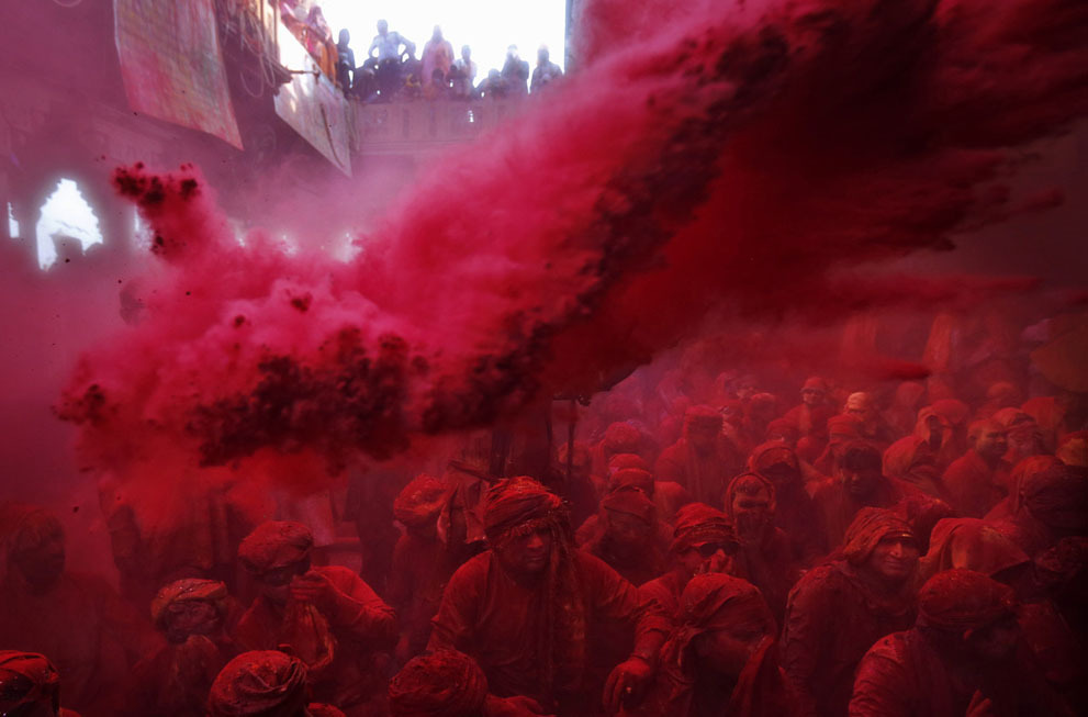 色彩大爆炸 2013年印度胡里节最美瞬间