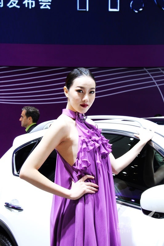 2013上海车展 英菲尼迪展区靓丽的模特