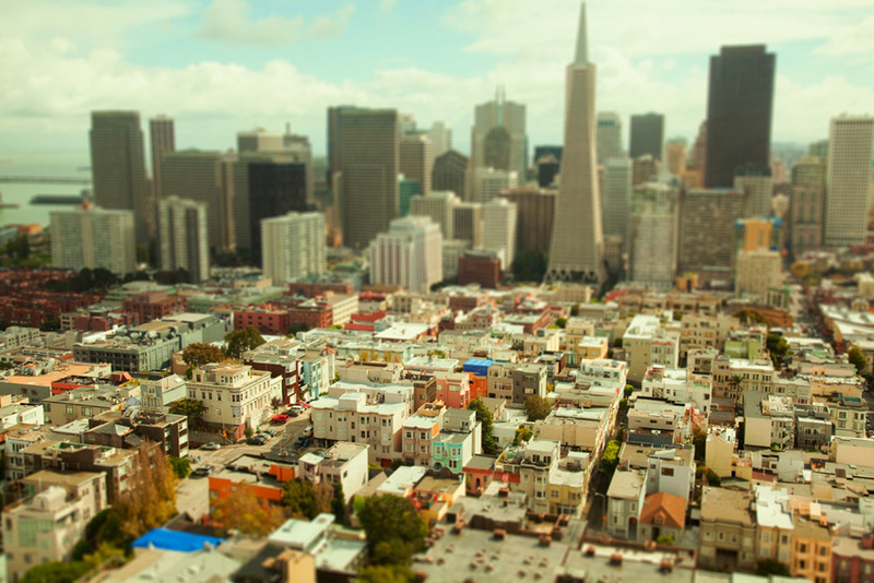 城市风光 摄影师Ben Thomas的玩具城历险