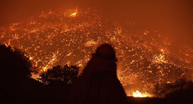令人心悸的毁灭之美：加州森林火灾纪实