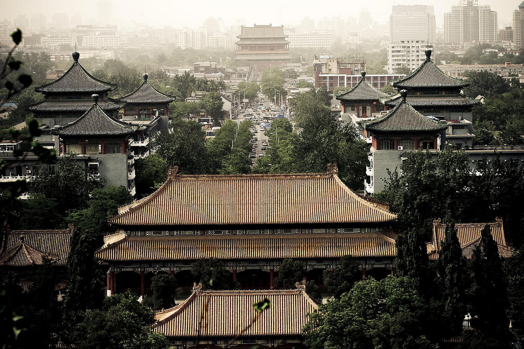 冲破雾霾的枷锁 捕捉首都北京最美的瞬间