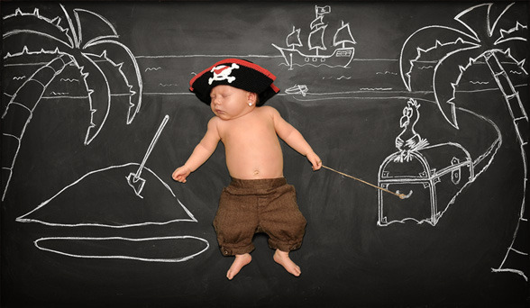 新生婴儿奇幻剧 超有趣的创意儿童摄影