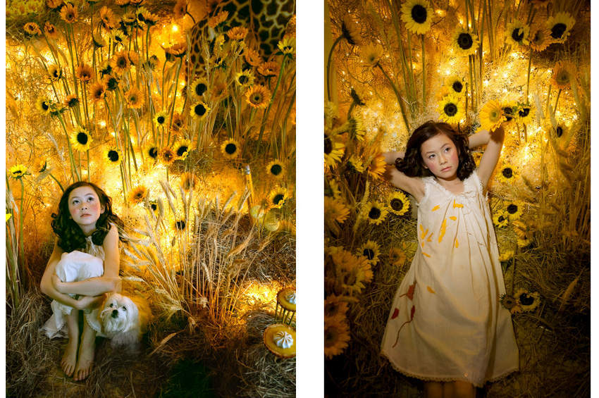 少女与色彩的奇妙旅程 超梦幻的棚拍作品
