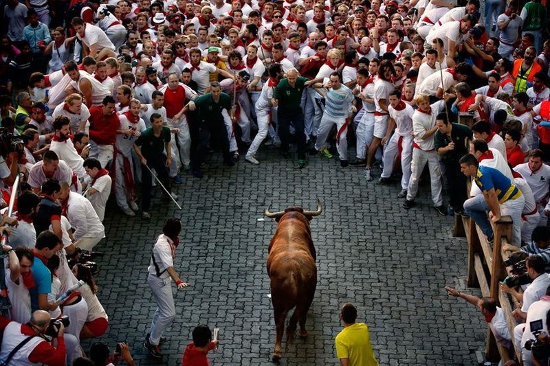 激烈的影像盛宴 西班牙斗牛节精彩图集