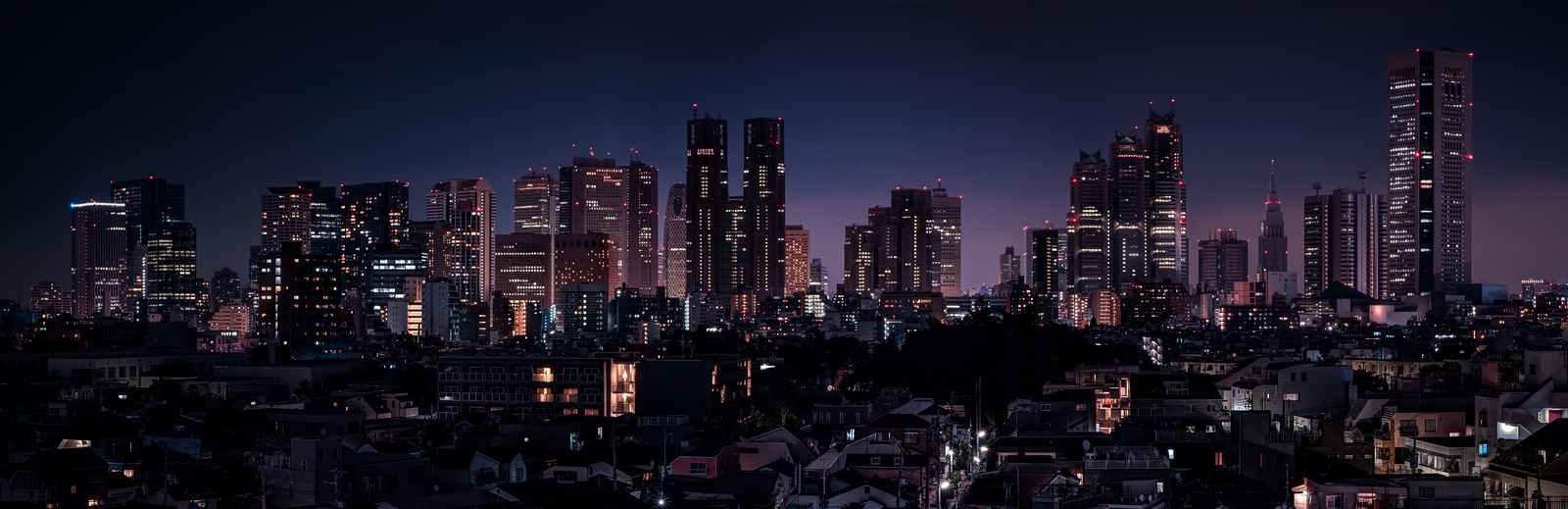 繁华的城市之光 不夜城东京的曼妙夜景