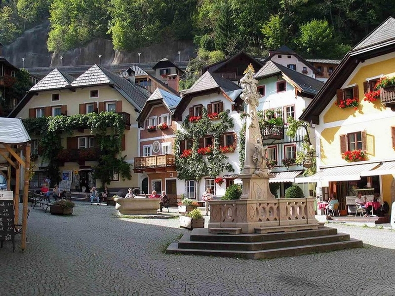 浪漫村庄 欧洲风景如画的自然小镇