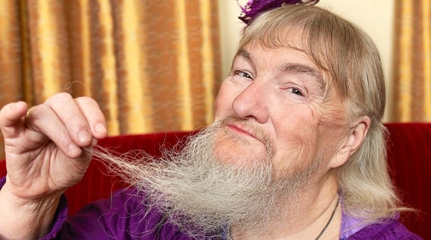 胡子最长女性 2014年奇葩吉尼斯世界纪录