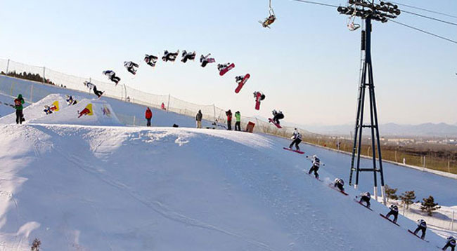 朝阳公园滑雪场电话图片