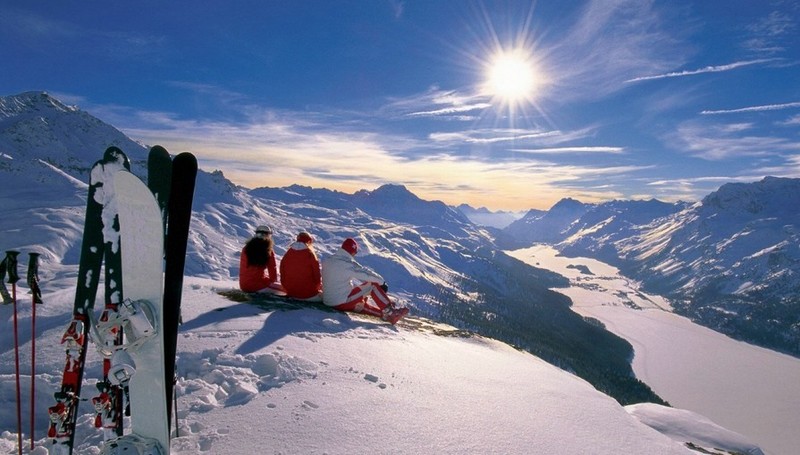 世界最美雪景 瑞士冬日的白色童话