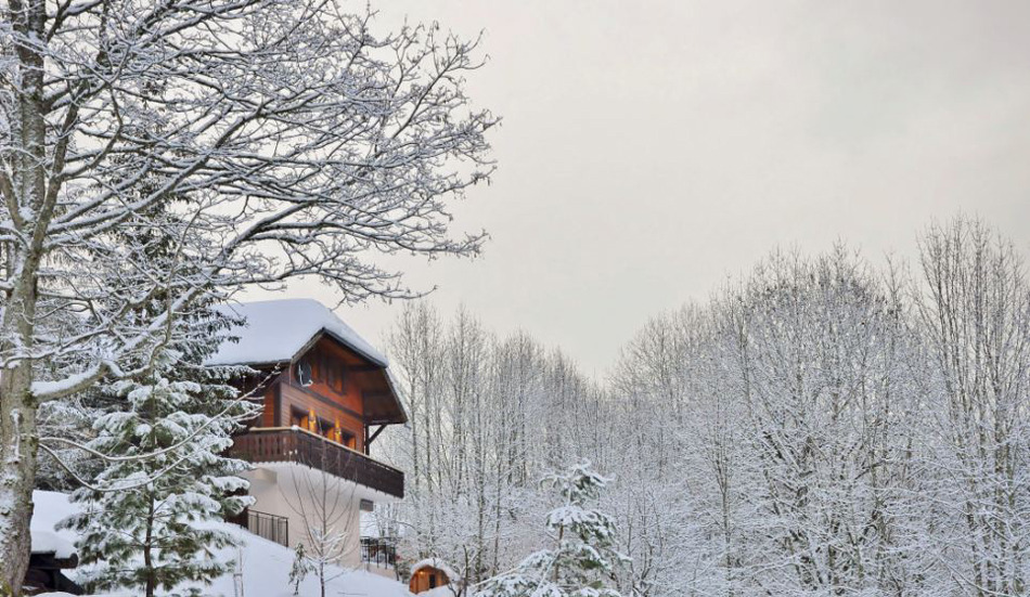 白色享受 法国阿尔卑斯山区滑雪度假村
