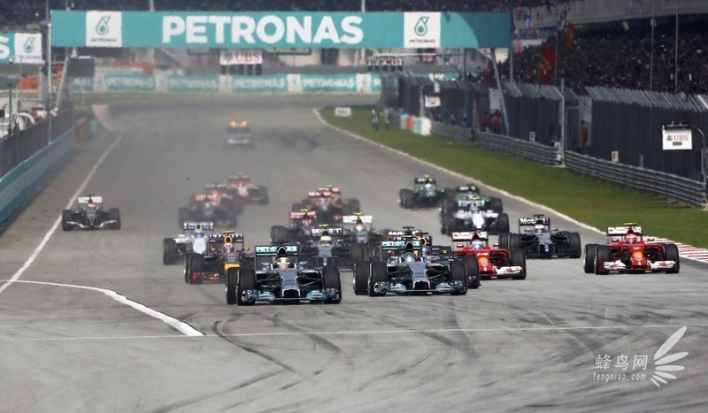 梅赛德斯包揽冠亚军 马来西亚站F1高清大图