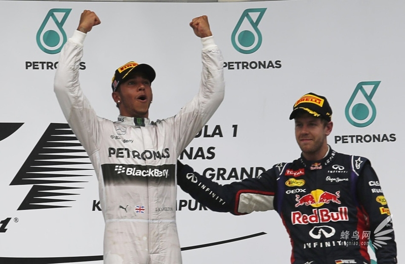 梅赛德斯包揽冠亚军 马来西亚站F1高清大图