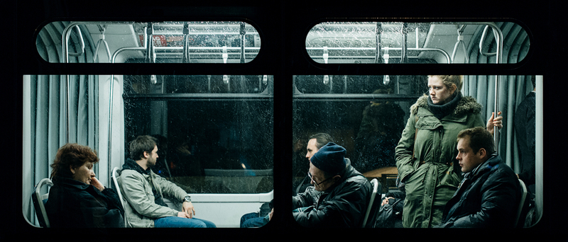 一组有趣的连贯作品 拍摄地下铁的百态人生
