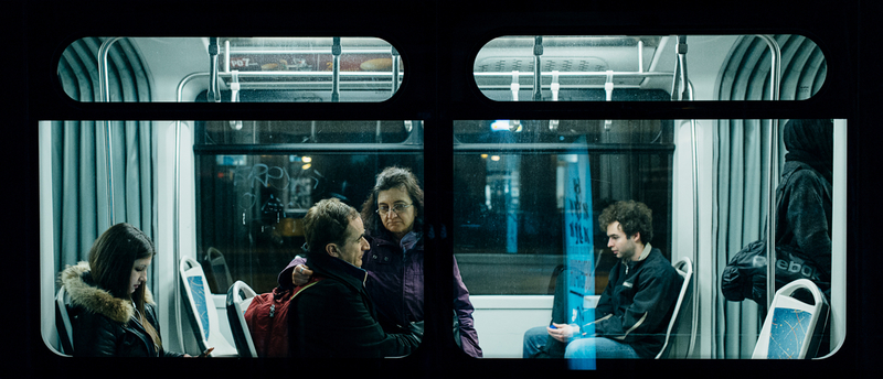 一组有趣的连贯作品 拍摄地下铁的百态人生