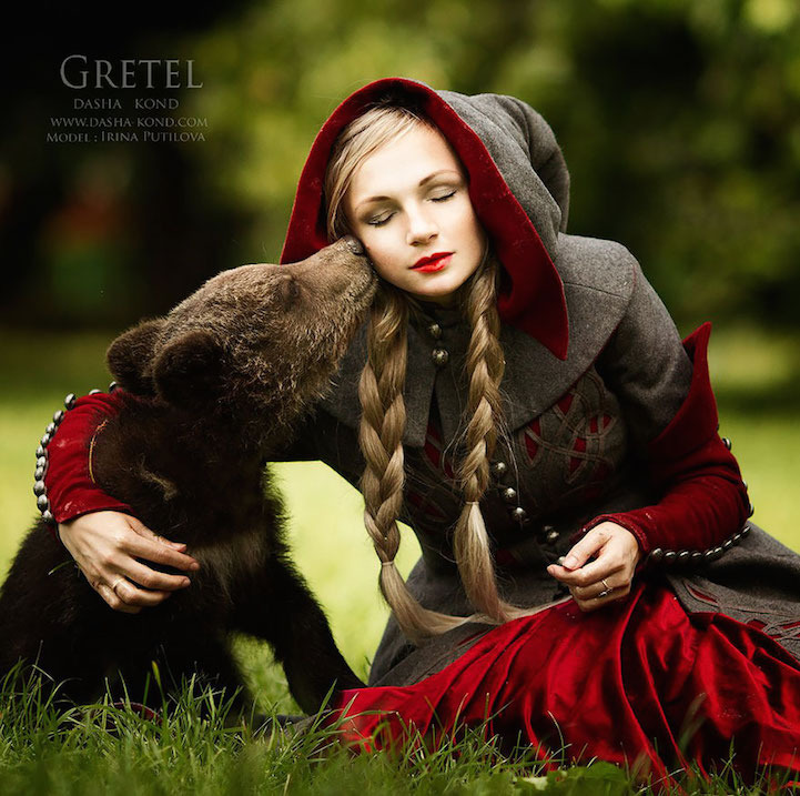 俄罗斯版美女与野兽：女性视角创意人像