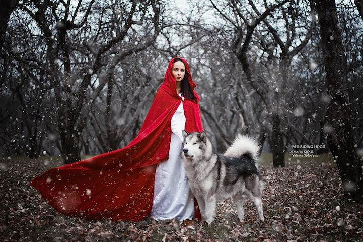 俄罗斯版美女与野兽：女性视角创意人像
