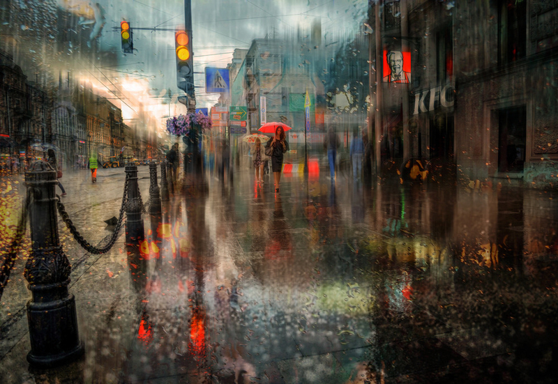 油画摄影傻傻分不清楚 雨天这样拍街景