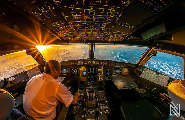 飞行员摄影师：八千英尺之上的广角风景