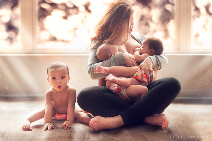 提倡母乳喂养：女摄影师分享哺乳艺术照