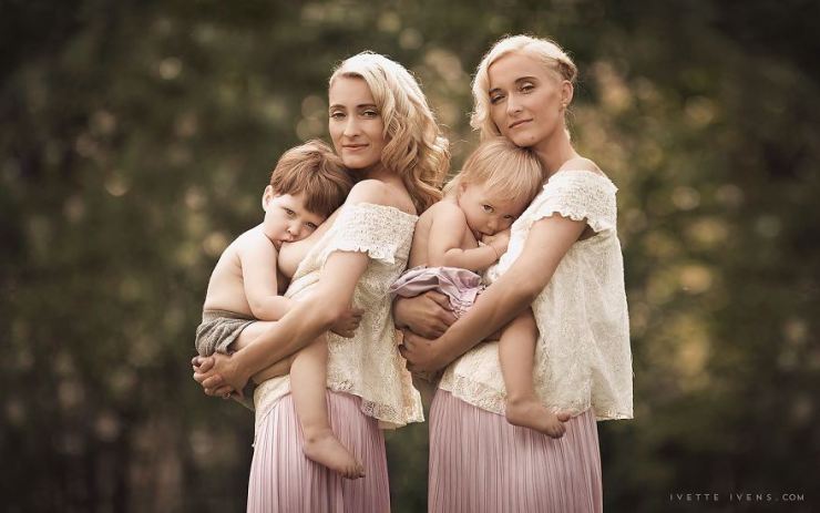 提倡母乳喂养：女摄影师分享哺乳艺术照