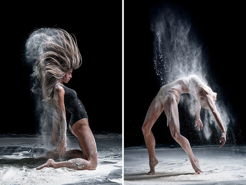 舞蹈摄影展示人体美学 捕捉少女曲线动态美