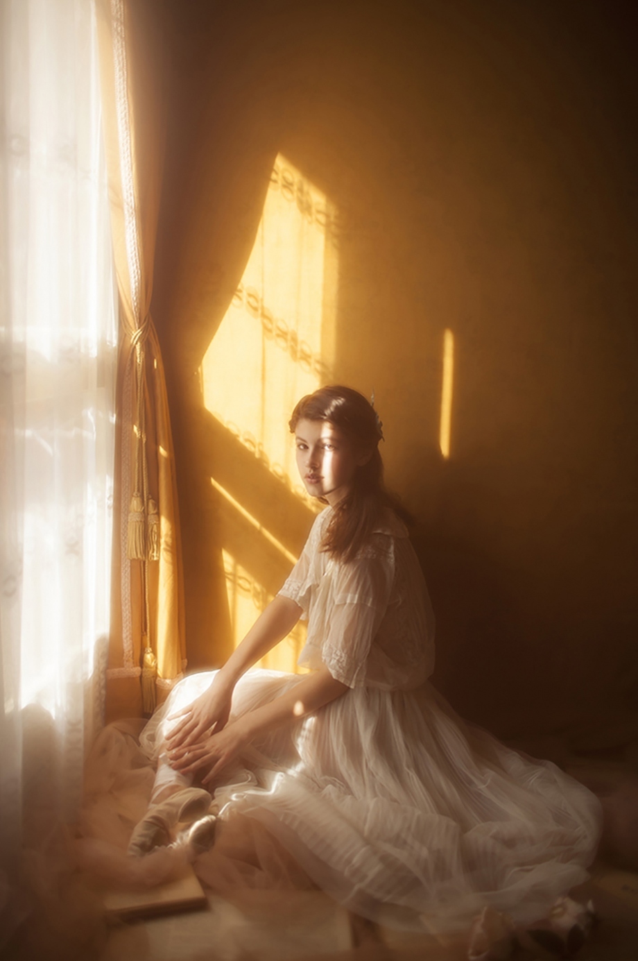唯美光线 Vivienne Mok细腻柔美的人像摄影