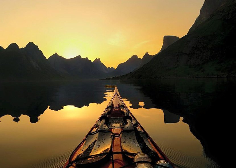 宁静致远 摄影师历时3年拍独木舟上的挪威