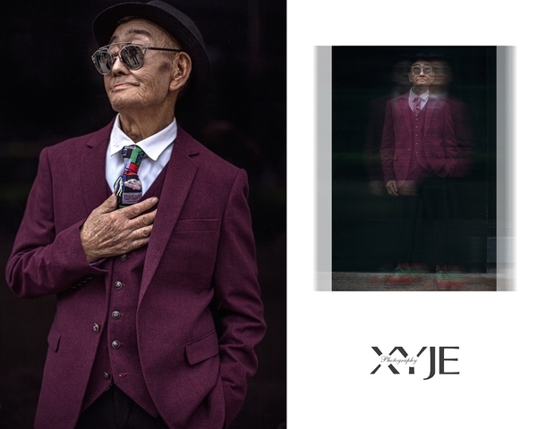 摄影师给85岁爷爷拍了一组照片 帅遍全世界