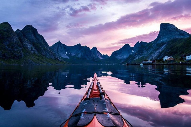 Tomasz Furmanek：独木舟上的挪威风光