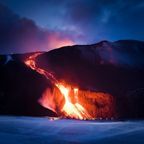 迸发热量与激情 直击火山爆发瞬间的摄影集锦