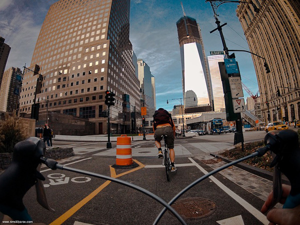 自行车眼中的纽约 新鲜视角教你拍城市街道
