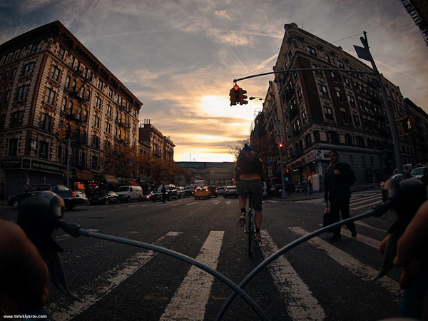自行车眼中的纽约 新鲜视角教你拍城市街道