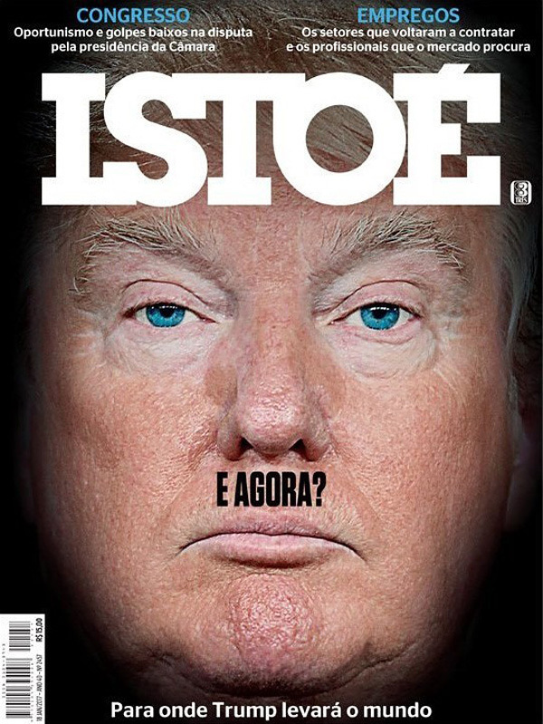 特朗普也疯狂 媒体人的无穷创意杂志封面