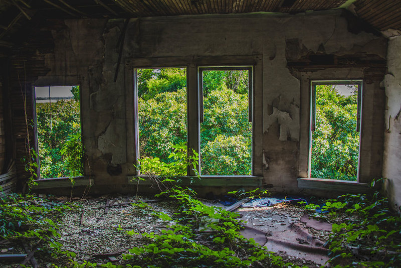被遗弃的窗户 是不需任何装饰的画框