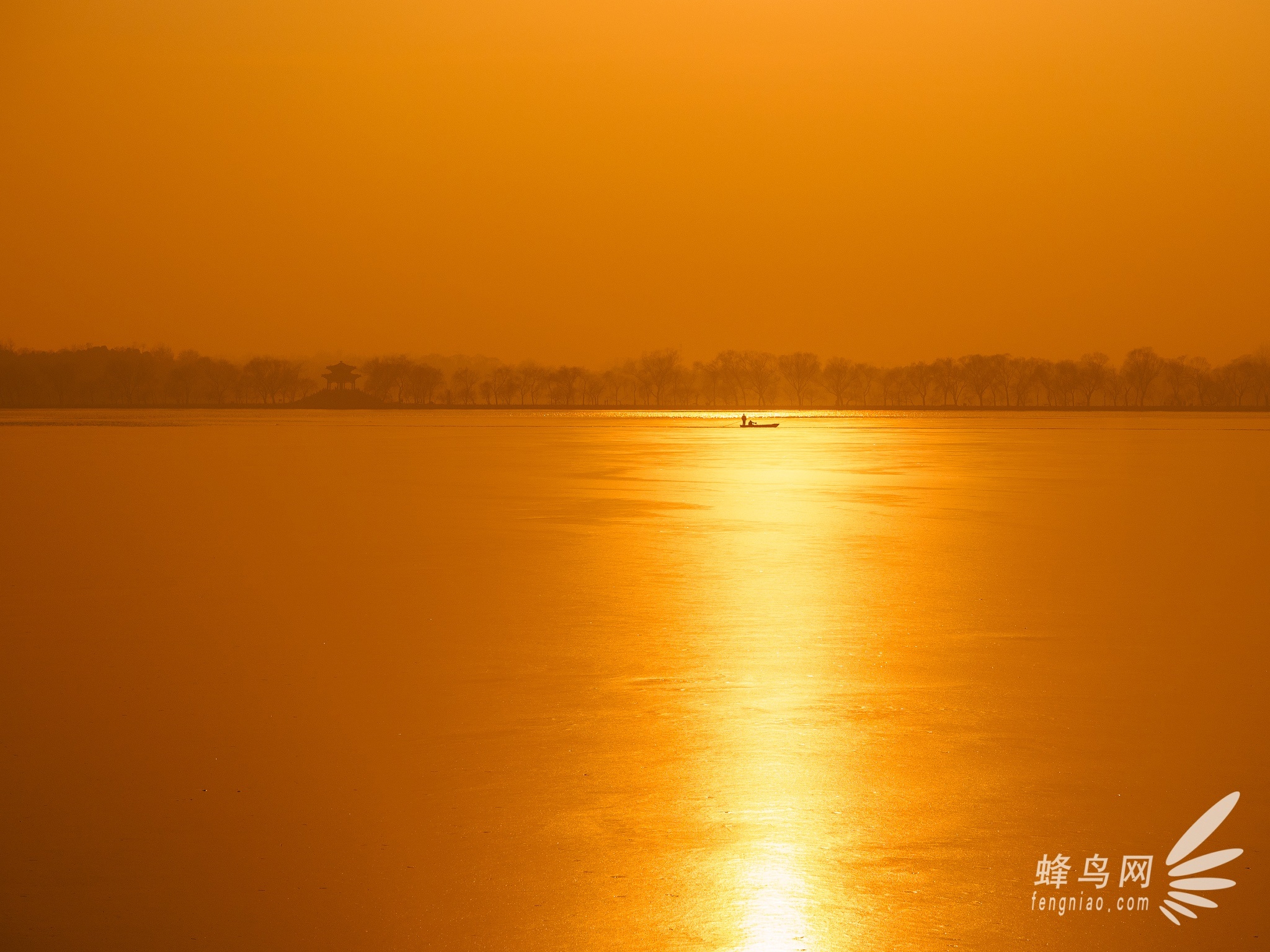 醉夕阳 摄影师用镜头记录夕阳下的颐和园