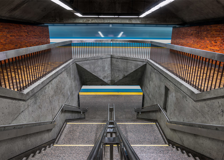 繁忙地铁中寻找美感  科幻十足的蒙特利尔地铁