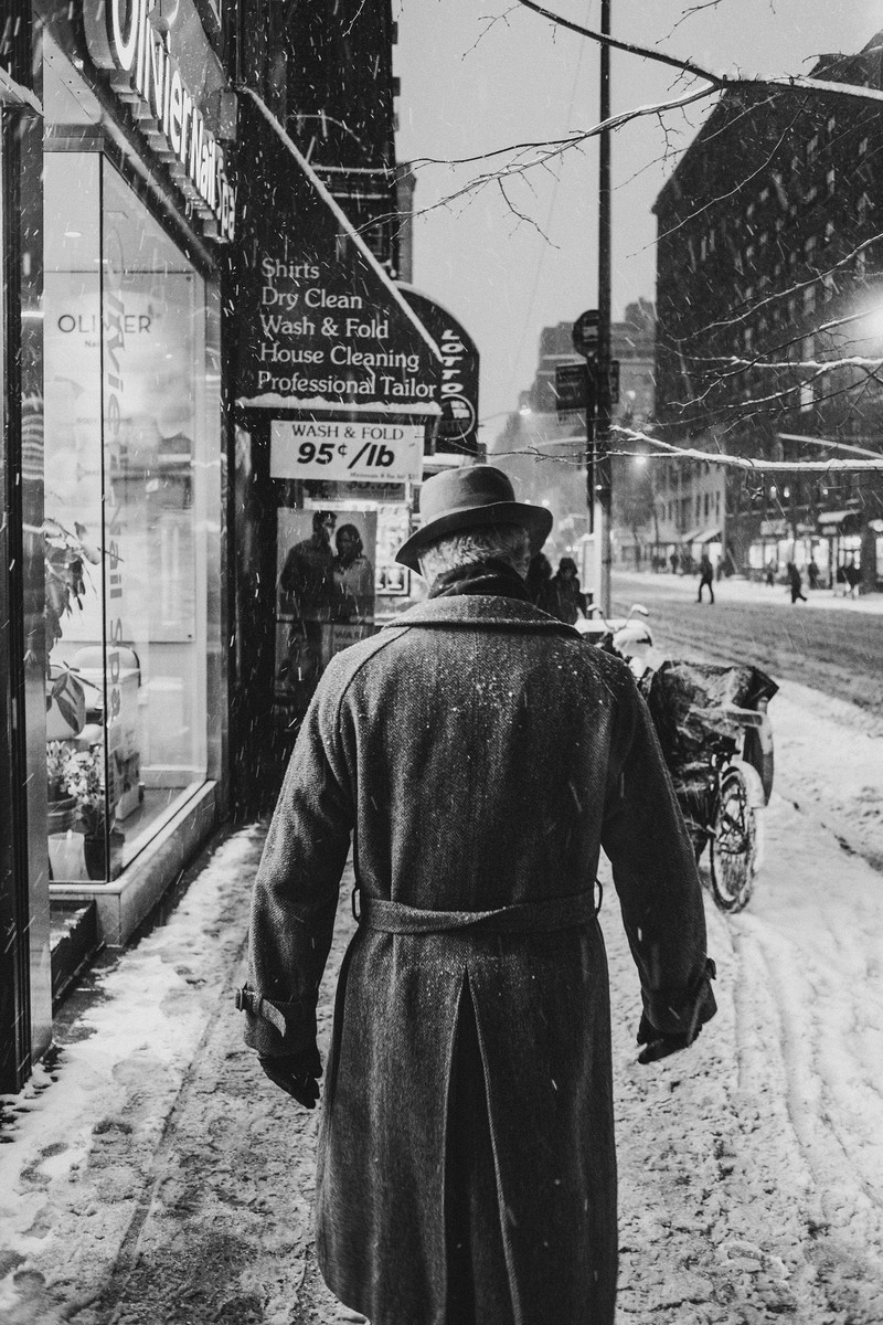纽约城的孤独之光 黑白诠释光影城市故事