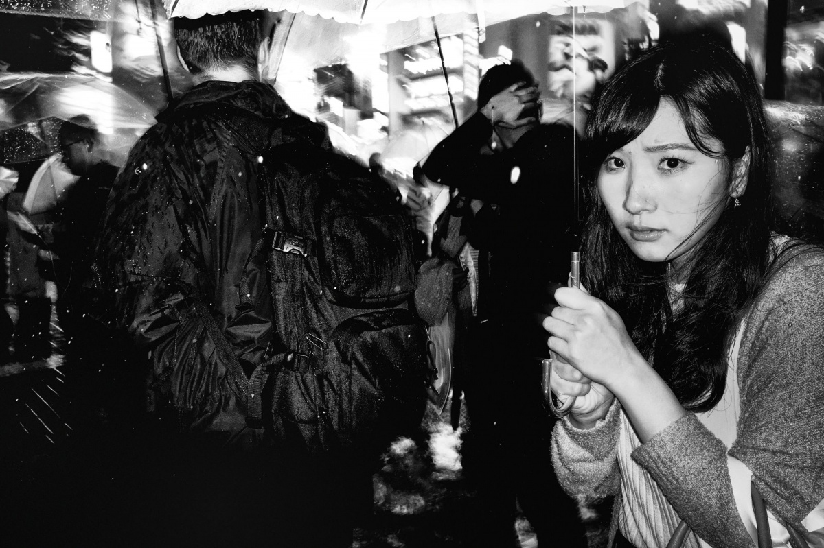 浓烈的街头黑白影像 日本东京街头的众生相