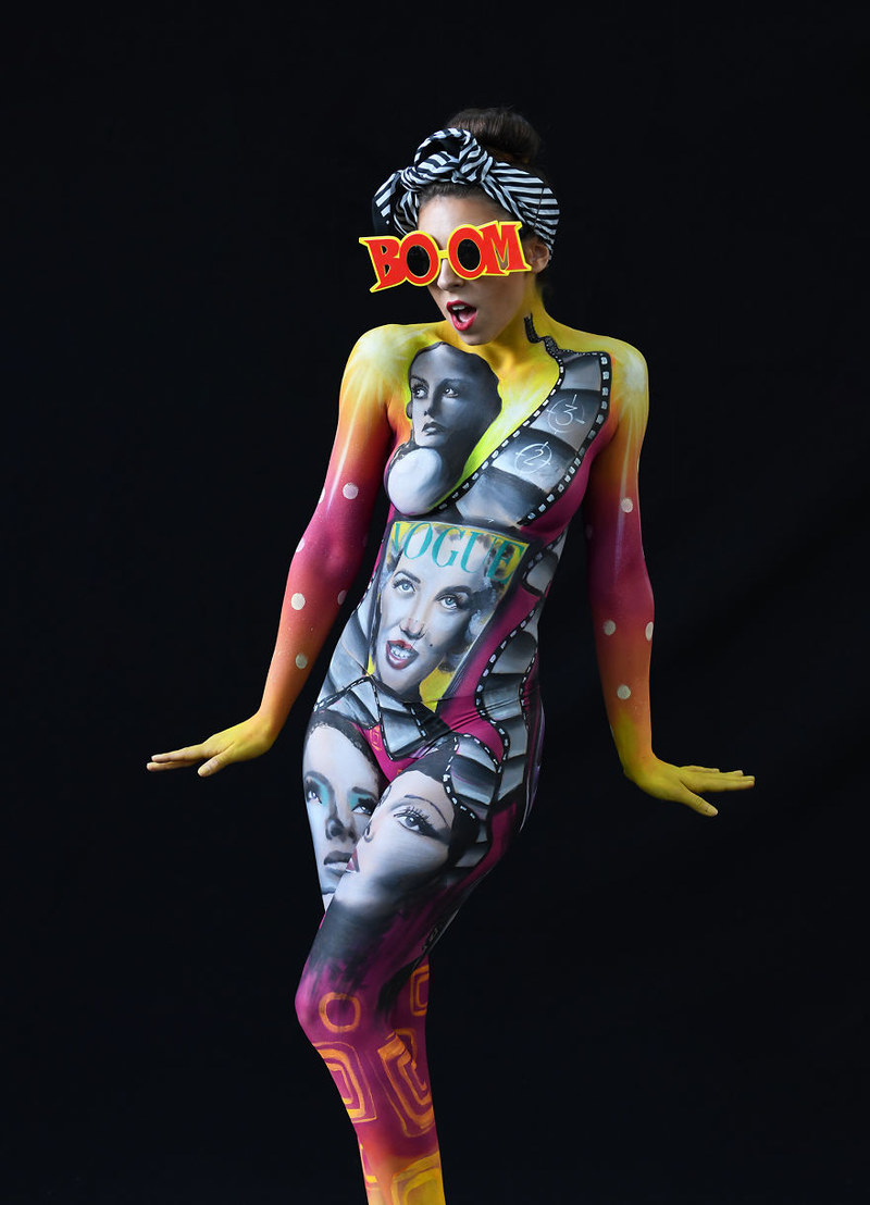 精妙绝伦的创意色彩 WBF世界人体彩绘节