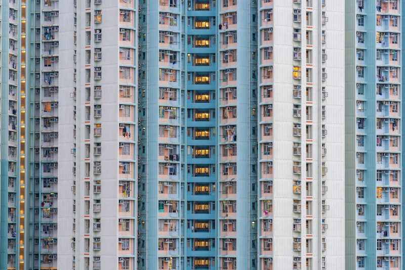 拥挤的城市空间 领略香港密集的生存空间