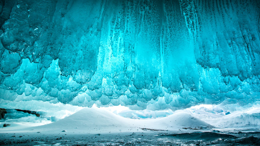 奇妙的冒险之旅 剔透的贝加尔湖冰冻世界